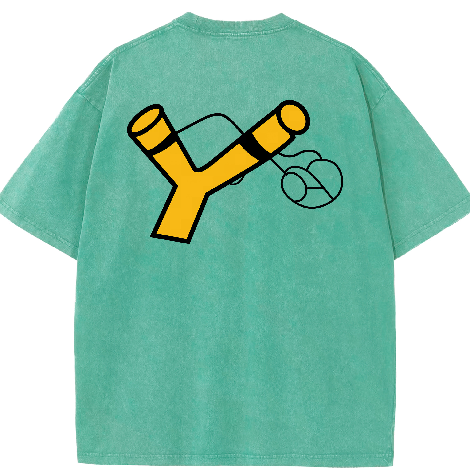 （画像用） Angry Birds アングリーバード 綿100% ヴィンテージ風 半袖Tシャツ（背面プリント）